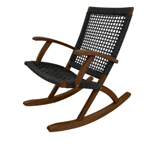 Birch Lane™ Brayson Eucalyptus Outdoor Rocking Chair & Reviews Wayfair